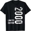 T-shirt Cadeau Anniversaire 24 ans Hommes Femmes 2000
