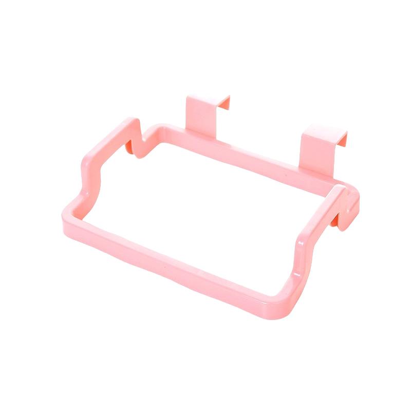 1Pc Hanging Trash Rubbish Bag Holder Garbage Rack Cupboard Cabinet Storage Rag Hanger Trash Can Bin Kitchen Accessories Gadget