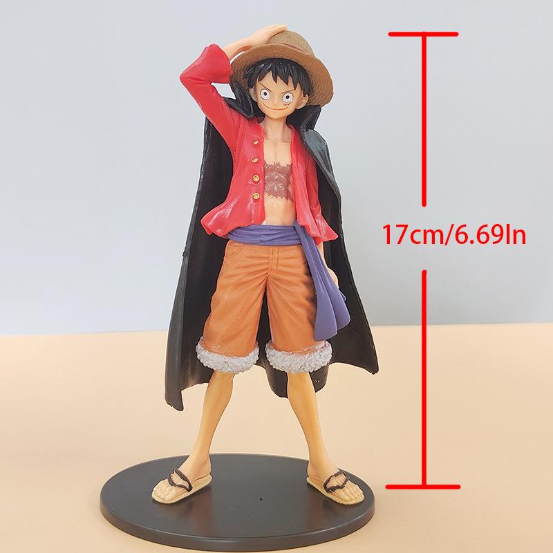 Bandai 15cm Zintegrowana Statua Lalki Akcyjnej w Kapeluszu Luffiego Postać z Anime Seria Lalek Modelowych z PVC Zabawka Prezent dla Dzieci