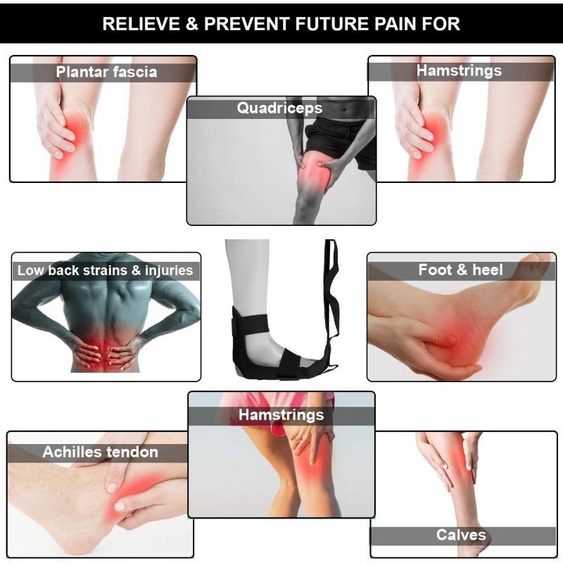 Sports Leg and Foot Stretcher For Plantar  Relief For Men & Women Leg Heel Quads Hamstrings Calf Stretcher Strap Machine