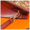 W. D. POLO Gift Embroidery Red Wedding Bag for Newlywed Mom Gift for Elderly Mother-in-law Handbag Crossbody Girl Bag