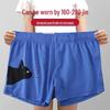 Plus Size Men's Breathable Cotton Boxer Briefs - Comfortable Fit for Chubby Figures