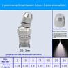 Adjustable Output Fog Cannon Nozzle 0.6/0.8/1.0/1.2/2.0mm Hole for Community Epidemic Prevention Disinfection