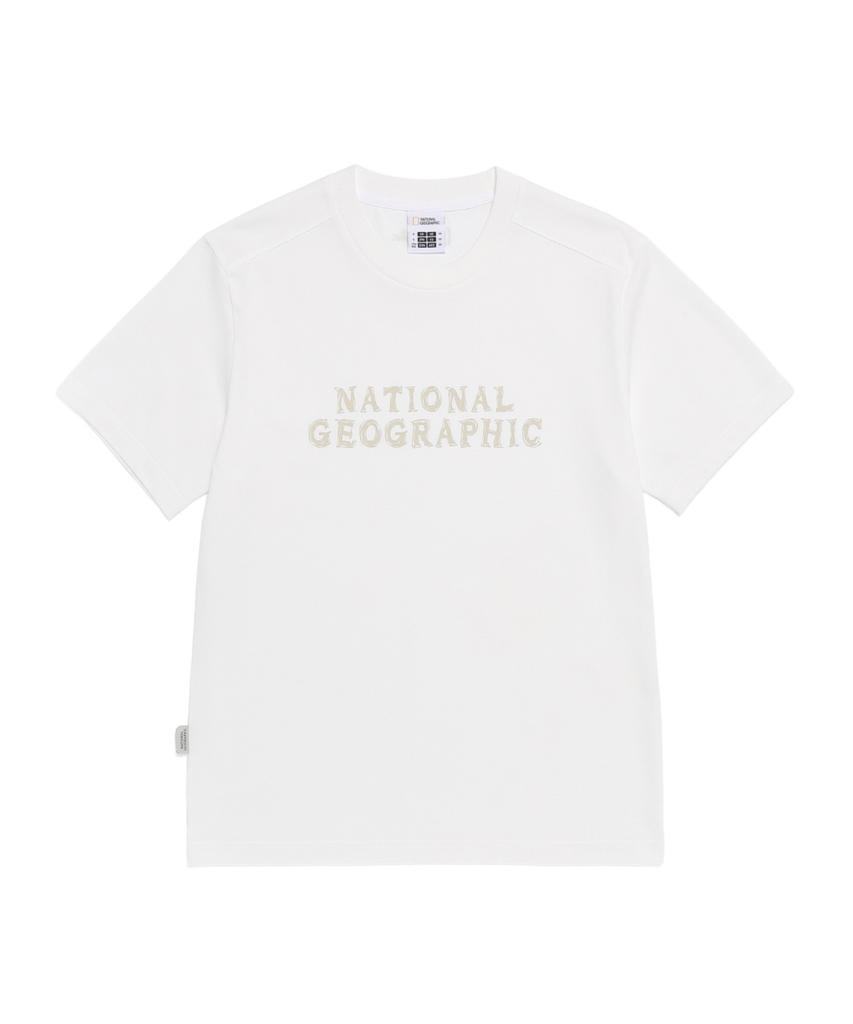 NATIONALGEOGRAPHIC N265Uts920 Neod Big Logo Short Sleeve T-Shirt O/White
