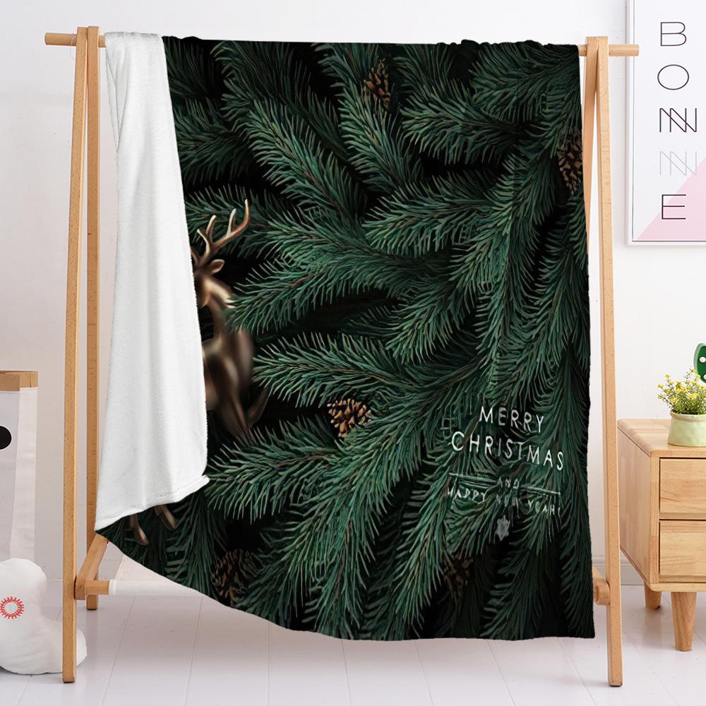 Flannel Blanket Bedroom Blanket Blanket Digital Print Christmas Blanket Bedroom