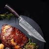 8 Inch Chef's Knife 7CR17 Stainless Steel Forged Hammer Pattern Kitchen Knife