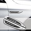2pcs 3D Metal Badges Decal Stickers Side Wing Knife Emblem Car Stickers For Giulietta GT 159 147 156 Giulia Stelvio
