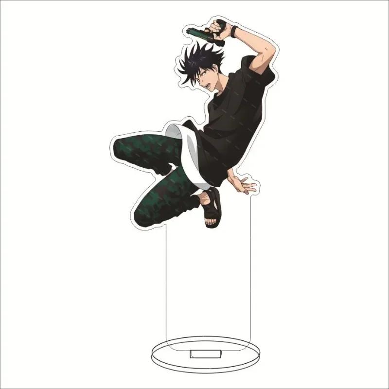 Jujutsu Kaisen 16cm Figur Acryl-Ständer Set - Gojo Yuji Megumi Nobara Toge Maki Sammler Anime Figuren mit Ständer Ideales Gi
