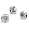 3 Sides Different Patterns Star Moon Sun And Evil Eye Hands Beads Fit Original Pandora Charms Bracelet Diy Copper Beads