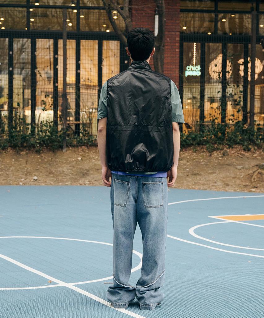 Nontype Hidden Effect Light Wind Vest (Black)