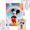 Mickey Rainbow Balloons Diamond Painting Kit Room Wall Decor Handmade Art Gift