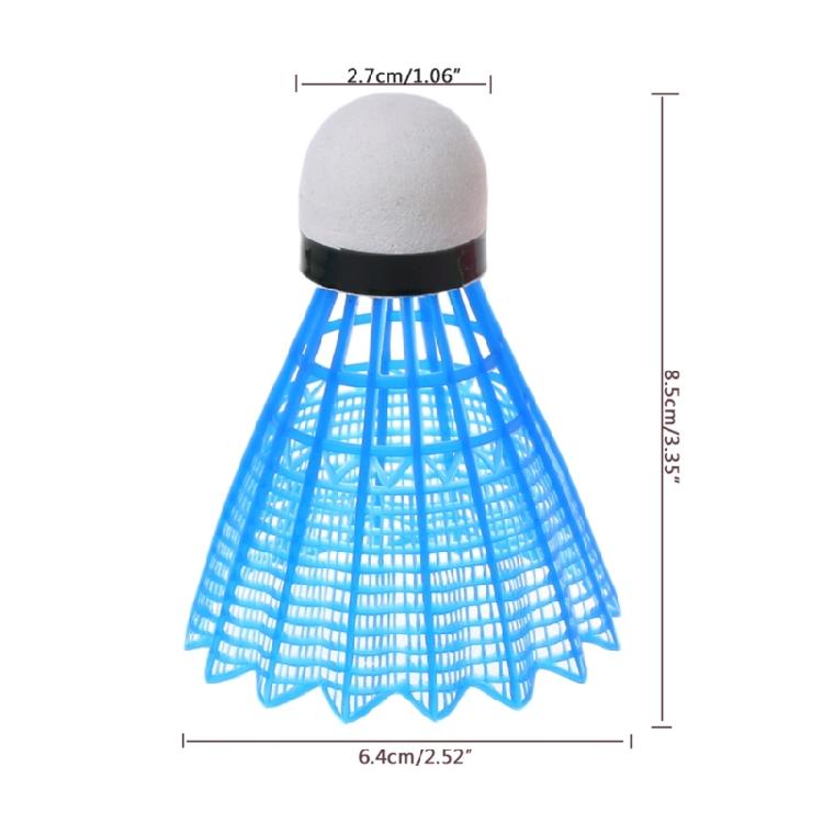 Kit de 4 volants de sport en nylon Stable Balles d'entraînement sportif Jeu intérieur/extérieur