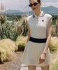 Over Golf Air Move Pleated Skirt (Cream)