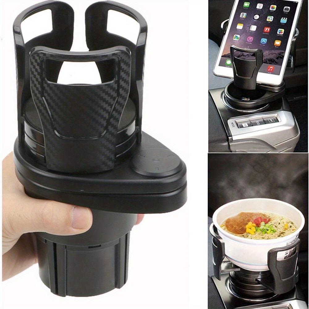 Suporte de copo expansor para carro, adaptador ajustável multifuncional, suporte de copo duplo com suporte para telefone, organizador de aromaterapia