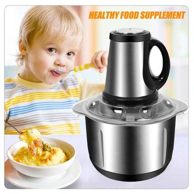800W 5L 3 Speed Food Mixer Blender Stainless Steel Electric Chopper Mincing Machine Food Processors Electric Meat Grinder
