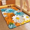 3D Blumen Cross-Border Badezimmer Bodenmatte Anti-Rutsch, Schnelltrocknend, Wasserabsorbierender Teppich