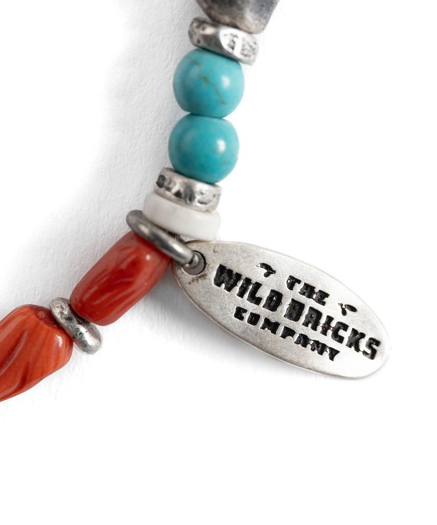 Wild Bricks W23 Gemstone Bracelet (Orange)