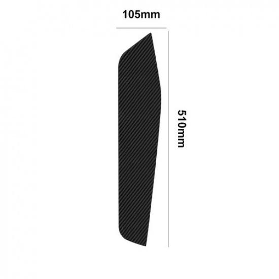 Carbon Fiber Interior Left Of Floor Console Cover Trim For Ford Explorer