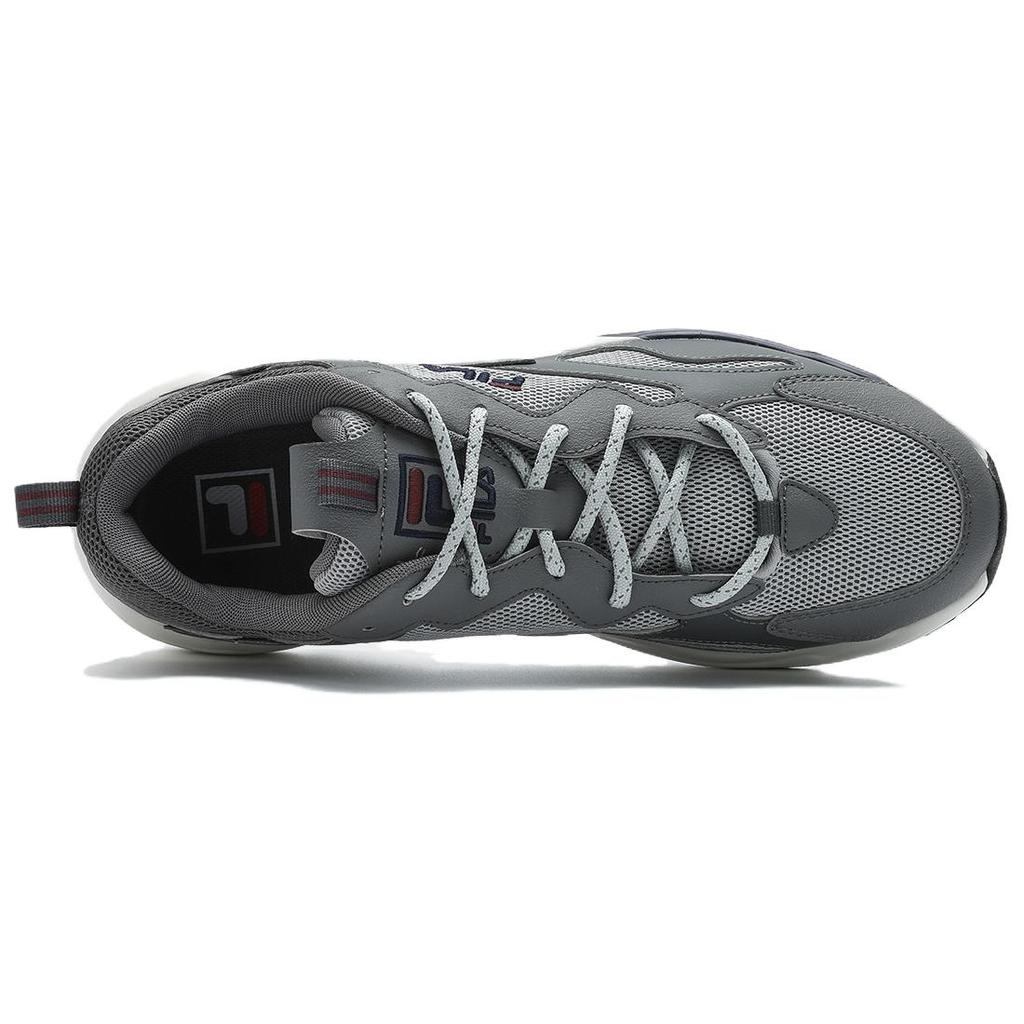 Fila Retro Serie Comfortabel Veelzijdig Duurzaam Ademend Lichtgewicht Lage Sneakers Casual Schoenen Heren Sneakers Grijs F12M422113FHQ