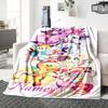 Custom Name Little Pony Adventure Blanket for Couch & Bed, Plush Cozy Fuzzy Blanket Super Soft & Warm Blankets for Fall and Winter. 0908160