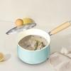 Wood Handle Soup Pan Non-stick Saucepan Noodles Pot Ceramic Glaze Milk Pot  Porridge