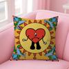 Singer B-Bad Album Bunny Personalized Pillow Cover Kids Bedroom Wild Party Decor Pillowcase Kid Birthday Shower Gift