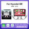 Android 14 Car Radio For Hyundai I20 PB 2012 2013 2014 Carplay Auto Multimedia Player GPS Video WIFI+4G Navigation DSP Stereo