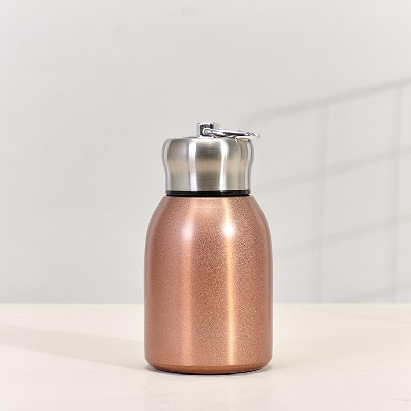 1 pièce 300 ml Mini Mug de Voyage Isolé en Acier Inoxydable - Maintient les Boissons Chaudes ou Froides pendant des Heures - Parfait pour le Camping et les Voyages.