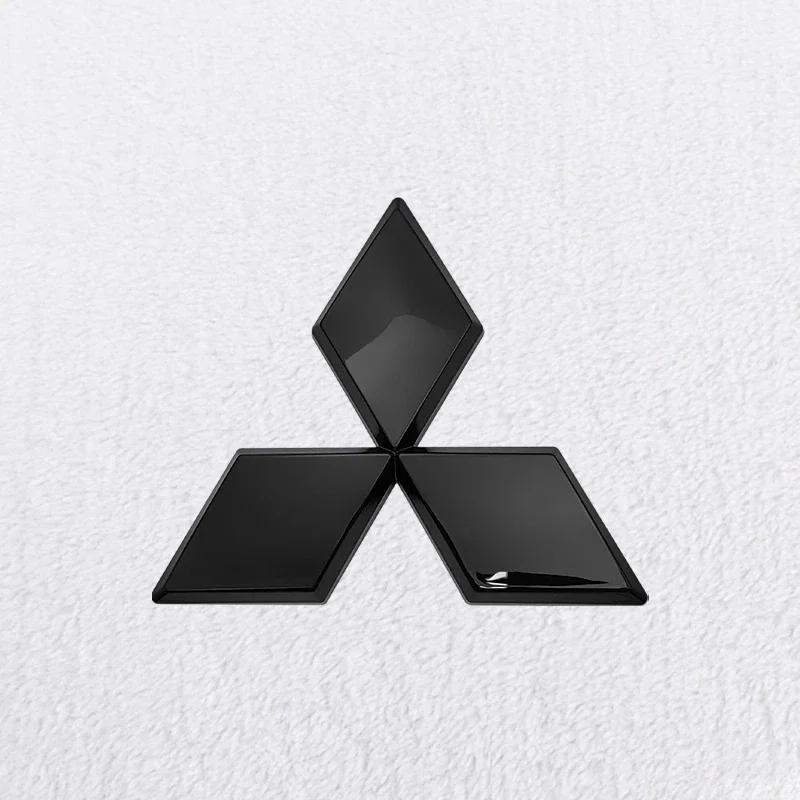 cyyudj1 ABS Car Front Hood Emblem Trunk Badge Modified Sticker for Mitsubishi Outlander Ralliart Lancer ASX Pajero Eclipse EVO Grandis