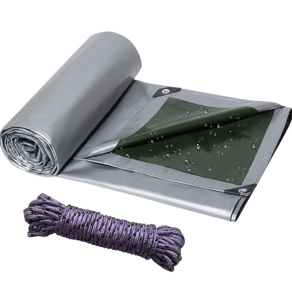 12 Mil Tarps Heavy Duty Waterproof Poly Tarp Cover, UV and Tear Resistant Tarpaulin
