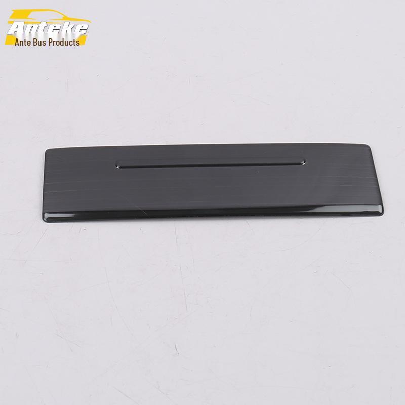 19 A6L Rear Cup Holder Panel Stainless Steel Decorative Sequin Sticker