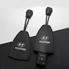 1Pcs Car Key Protection Shell Bag Car Key Case Cover Car Keychain For Hyundai Logo IX35 Bayon Kona I30 ElantraSolaris Palisade