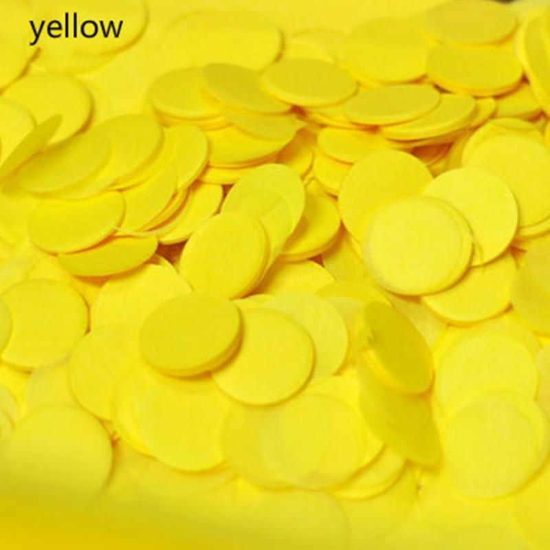 MIT 1 Inch Bright Colors Round Tissue Paper Confetti Sprinkles for Balloon Wedding Birthday Party Decor
