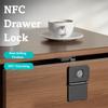 NFC Unlock Smart Cabinet Lock Long Battery Life Invisible Design Magnetic Sensing Lock No Drilling Required Easy To Install