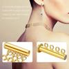 Multi-strand Buckle Lobster Clasp Necklace Magnetic Tube Lock Jewelry Connectors Seed Beads Joint Suitable for Gifts