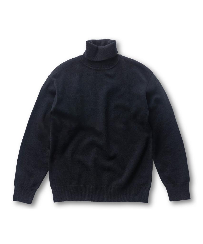 Beullumeol Pbt Wool Turtleneck Knit - Black