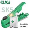 LAOA Mini Multifunctional Wire Stripper 3.2-9.5mm Adjustable Network Stripping Wire Cable Cutter Tools