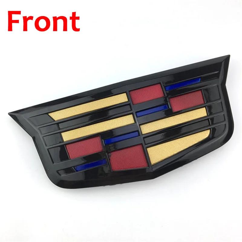 For Cadillac XTS XT5 XT6 ATSL SRX BLS CT4 CT5 CT6 Car Front Grille Emblem Sticker Auto Tailgate Trunk Badge Modifiction Decals Svagd99