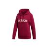 Letter Print Pattern Hoodie with Long Sleeves Women Tops Red GP8733