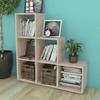 Vidaxl Staircase Shelf, 107 Cm, Oak Color