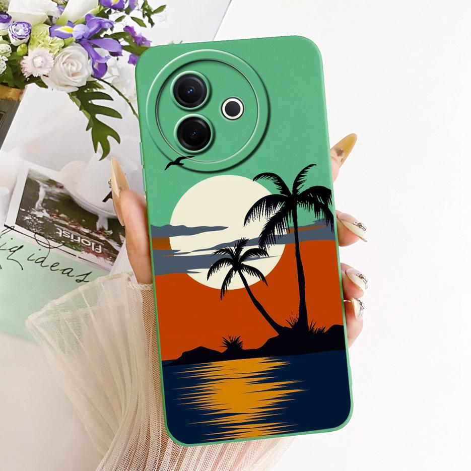 For Vivo Y39 5G Case V2436 Cool Owl Dragon Painted Cover Shockproof Phone Case For Vivo Y300i Y 300i V2444A VivoY39 5G Soft Bags