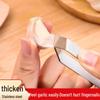 Garlic Skin Peeler Stainless Steel Clip - Quick Manual Household Tool