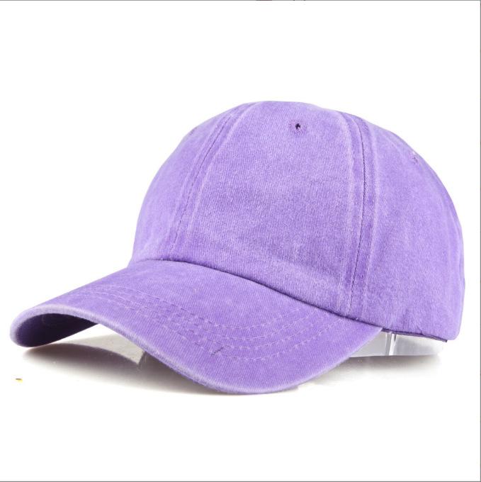 Vintage Washed Dad Cap - Soft Top Plain Cotton Baseball Hat for Men & Women Wholesale Distressed Snapback Fashion Streetwear