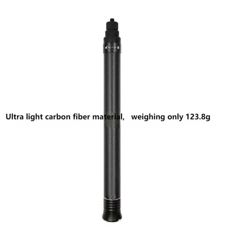 1.5m Ultra-light Carbon Fiber Invisible Selfie Stick Compatible For Insta360 X3 / One X2 / One Rs /