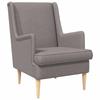 Armchair Taupe Fabric