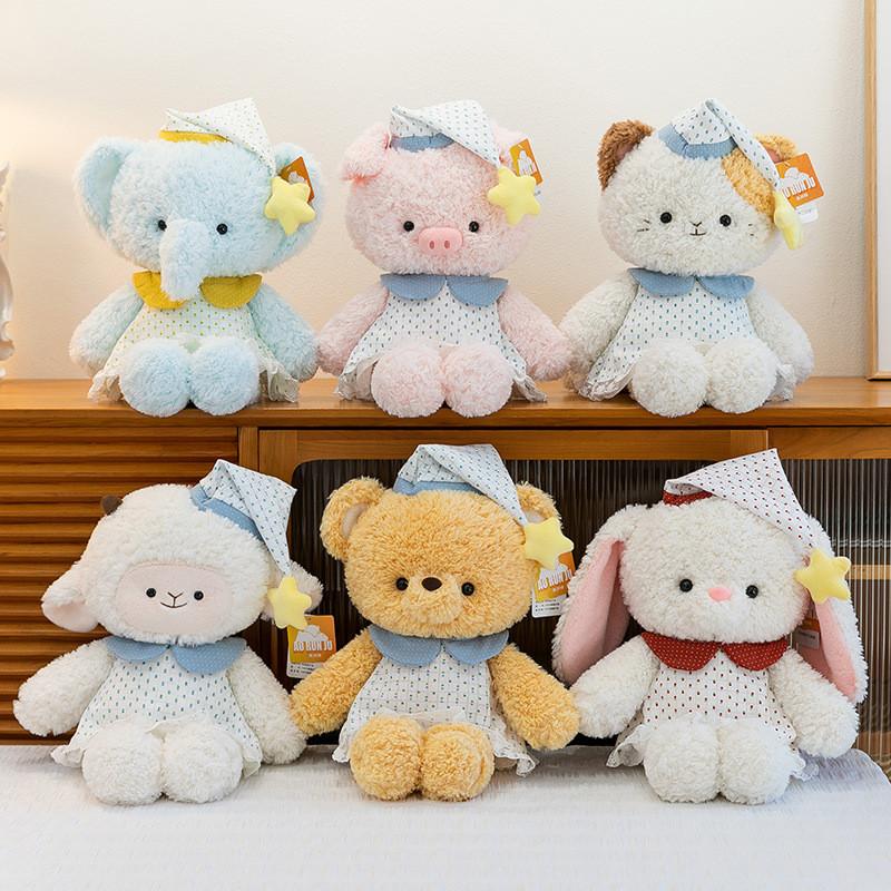 Plush Bear Stuffed Toy With Pp Cotton Filling For Gift And Decoration