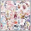 Puella Magi Madoka Magica Graffiti Stickers - 50 Sheets for Phones, Suitcases, Notebooks, Anime Decor