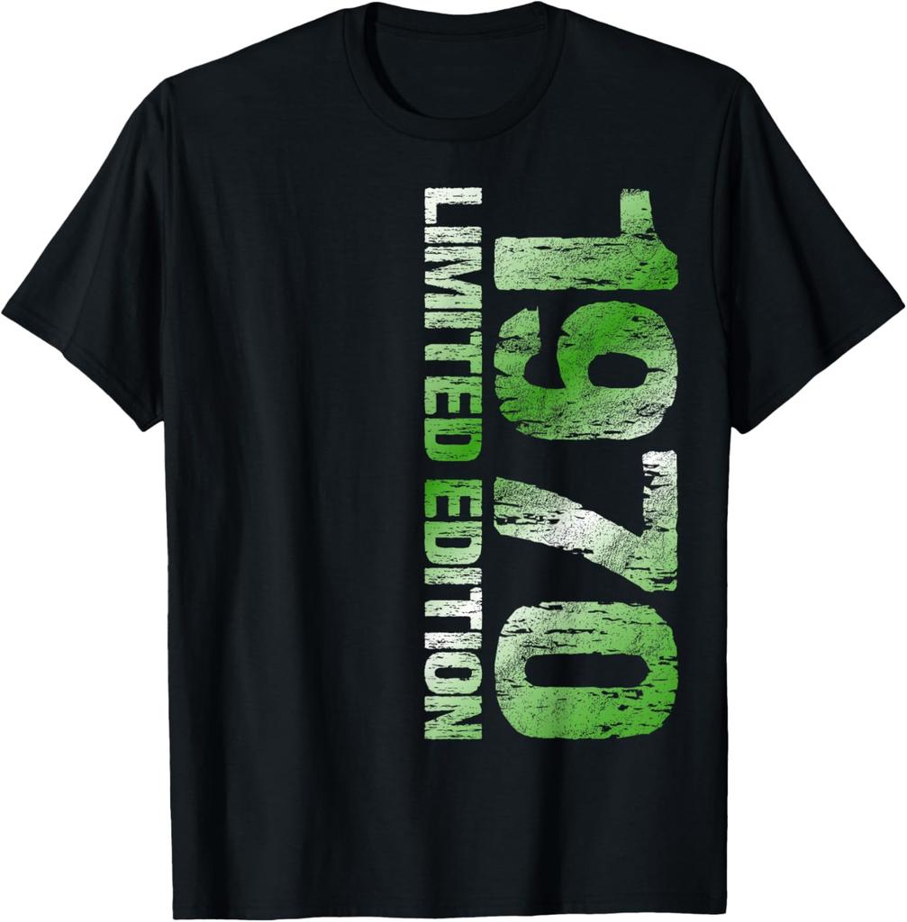 Limited Edition 1970 55th Birthday Born 1970 T-Shirt Vintage Couple Print on Demand Unisex Summer Streetwear Tops Camisas