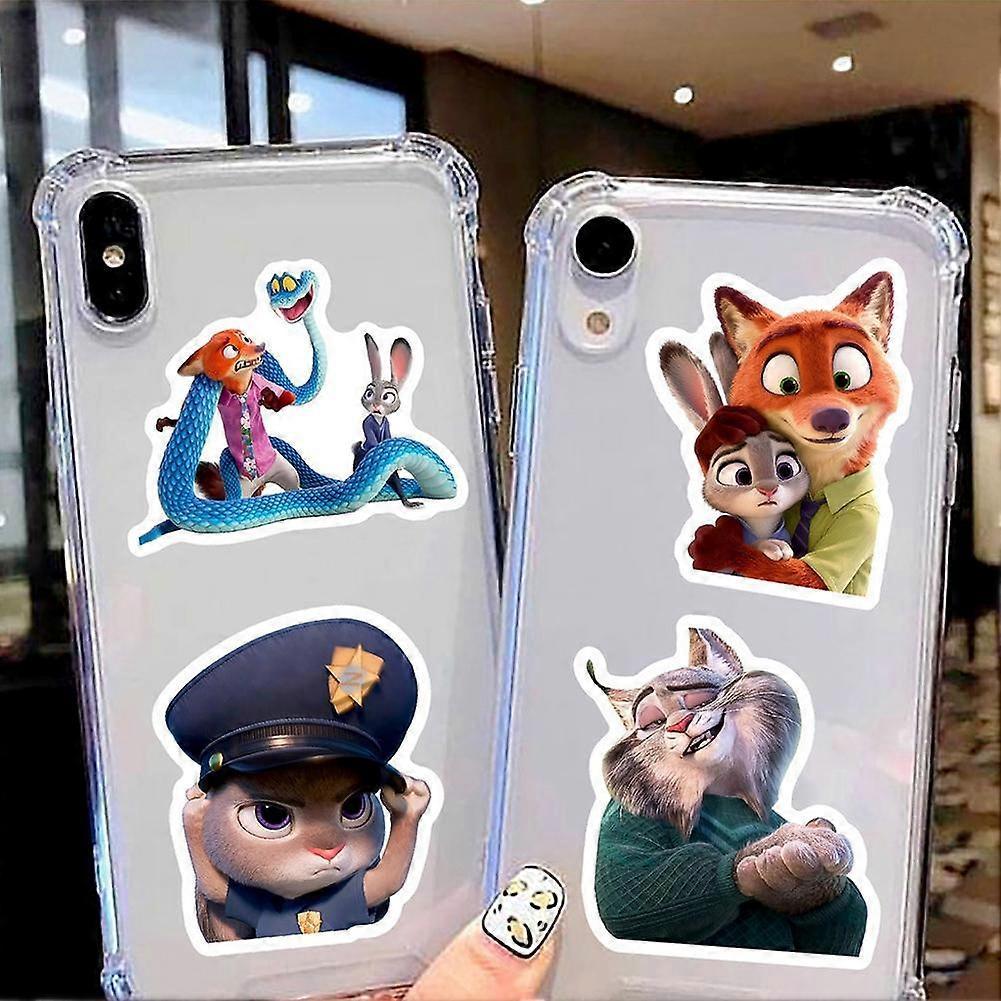 Zootopia 50 Sheets Sticker Pack Judy Nick Waterproof Laptop Luggage Decal