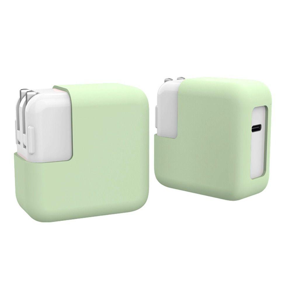 Shockproof Power Adapter Case Silicone Charger Case Portable Elastic Cover for MacBook